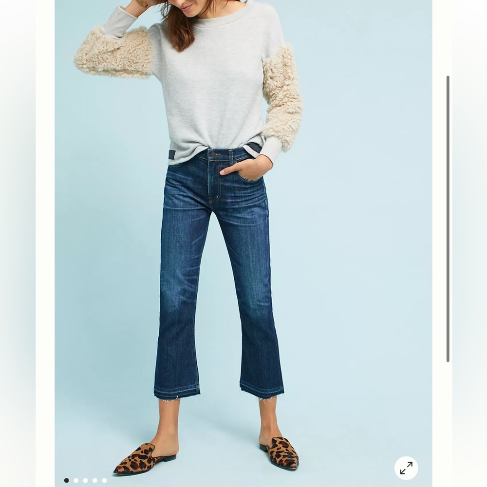 Citizens of Humanity Drew High-Rise Cropped Flare Jeans